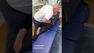 Chiropractor adjustment 🩻Kiropraktorerik chiropractor yoga shorts backpain trending [upl. by Clotilda748]