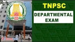 TNPSC DEPARTMENT EXAM  271124 [upl. by Fechter]