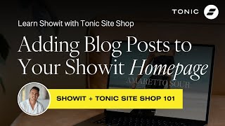 Adding Blog Posts to Your Showit Homepage Auto updating [upl. by Lina933]