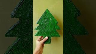 Diy Christmas tree 🎄Christmas craft diyyoutubeshortsgodcraftytshortschristmas [upl. by Enelyad436]