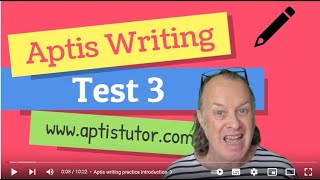 Aptis ESOL Writing Test 3 with Sample B2 answers and tips [upl. by Traweek721]