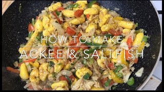 HOW TO MAKE ACKEE AND SALTFISH  TERRIANN’S KITCHEN [upl. by Anniken]