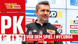 quotWir sind bereitquot  Pressekonferenz vor Leverkusen  1 FC Union Berlin [upl. by Dasi]