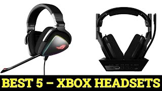 Top 5 Best Xbox Headsets in 2024 [upl. by Ihab]