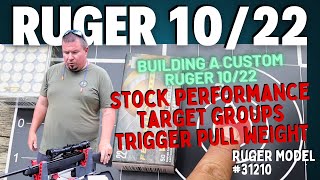 Ruger 1022 Custom Build  Stock Ruger 1022 Performance ► Target Groups and Trigger Pull Weight [upl. by Petracca]