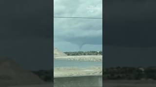 Tornadoes hit Florida ahead of Hurricane Milton hurricanemilton tornado [upl. by Kerwinn]