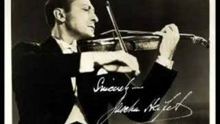 Jascha Heifetz  Vieuxtemps Concerto 4 in d 2nd mov [upl. by Zandt619]