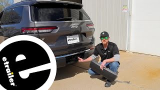 etrailer  Installation Guide for the Curt Trailer Hitch Receiver on a 2022 Jeep Grand Cherokee L [upl. by Alyl]