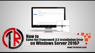 How to Solve Net Framework Installation Error in Windows Server 2016 PowerShell [upl. by Scarlett942]