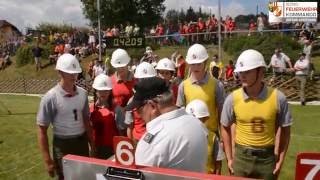 Siegerlauf Feuerwehrjugendgruppe Bad Mühllacken bei Landesbewerb in Frankenburg 2016 [upl. by Rao421]