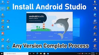 How To Install Android Studio Any Version Windows 1011  Android Studio Setup [upl. by Onimod]