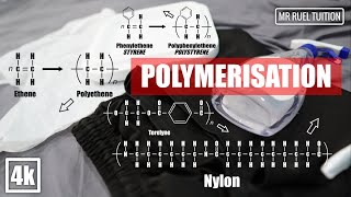 Polymerisation  Addition Polymerisation and Condensation Polymerisation [upl. by Aroda]