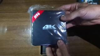 UNBOXING TVBOX H96 4k [upl. by Meeki]