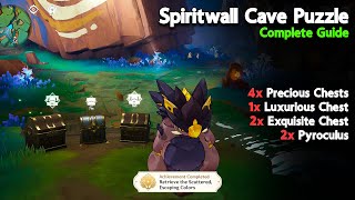 Spiritwall Cave Monetoo Puzzle  Ameyalco Waters  Natlan  Genshin Impact 50 [upl. by Rehpatsirhc6]