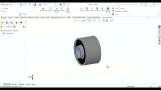 SOLIDWORKS Premium 2022 SP4 0 Buje horquilla 2024 11 26 08 42 55 VF [upl. by Nahc]