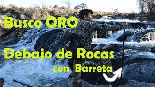 ORO COMO BUSCARLO 🔍 debajo de las roca 🔍trucos y 🔍técnica 2019 😱 [upl. by Raoul]