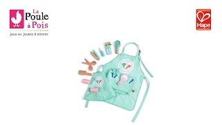 Kit du petit coiffeur  Hape  lapouleapoisfr [upl. by Lenz198]