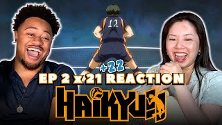 FINALLY YAMAGUCHIS MOMENT  Haikyuu S2 Ep 21 amp 22 FIRST TIME REACTION [upl. by Damha]