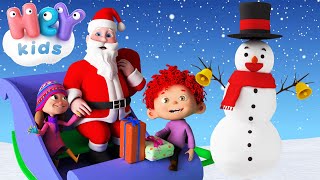 Vive le vent dhiver ☃️ Chansons de Noël pour enfants 🎄 HeyKids Français [upl. by Annis]