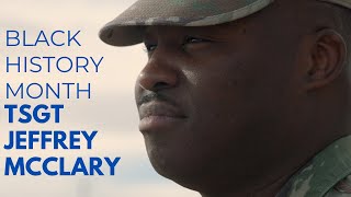 Black History Month Interview with TSgt Jeffrey McClary [upl. by Llerahs556]