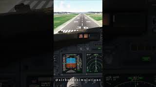 Good landing in Stavanger 110 FPM vatsim pmdg fyp [upl. by Airoled]