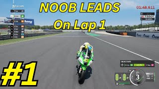 NOOB Gets Fights For PODIUM In DEBUT SEASON IN MotoGP [upl. by Anem609]