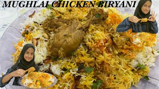 Mughlai chicken biryani recipe  Mughal chicken recepie [upl. by Avon]