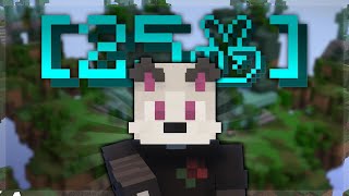 25 STAR PRESTIGE gone wrong in the hood  hypixel skywars [upl. by Delsman107]