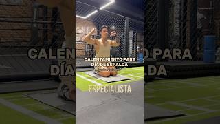 EVITA LESIONES CALENTANDO BIEN 🙌🏽 gym calentamiento espalda backday [upl. by Donavon]