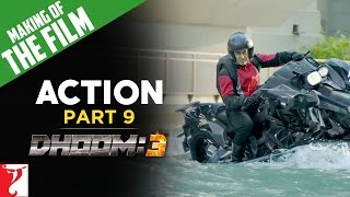 Making Of The Film  DHOOM3  Action of DHOOM3  Part 9  Aamir Khan  Abhidhek  Uday [upl. by Mcclelland295]