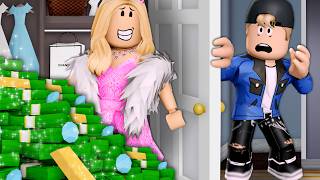 His Mom Was SECRETLY A BILLIONAIRE A Roblox Movie [upl. by Amian45]