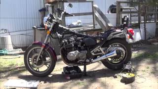 1986 Suzuki Gs550L Stator Install [upl. by Aciretnahs]