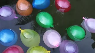 Asmr  fun water balloons popping [upl. by Sedecram]