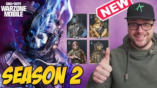 🔥SEASON 2 IS HERE NEW BATTLE PASS  Call of Duty Warzone Mobile [upl. by Willem]