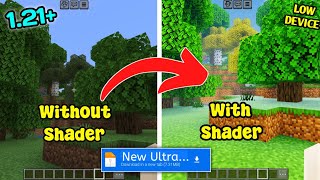 New Ultra Shader For Minecraft PE 121 Patched Best RTX Shader For MCPE 121 Low End Device [upl. by Ardnaskela]