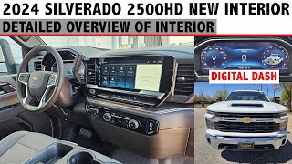 2024 Silverado 2500HD new interior walkaround [upl. by Wj]