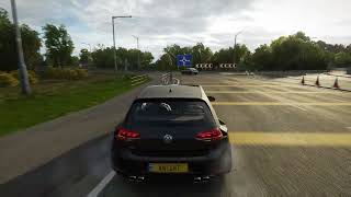 Volkswagen Golf R High Speed Rush in British Highway  Forza Horizon 4 [upl. by Delsman]