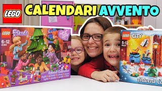 Calendari Avvento LEGO FRIENDS e LEGO CITY Natale 2018 [upl. by Dey587]