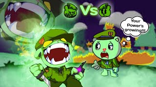 Flippy Vs Fliqpy but his Power growing UnFlippedOut But their are 2 Flippys [upl. by Alraep906]