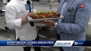 Sneak peek Potawatomi Casino and Hotel Sportsbook kitchen tour [upl. by Donnell]