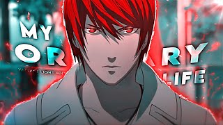 Death Note quotKiraquot  My Ordinary Life EditAMV  Quick [upl. by Eeladnerb]