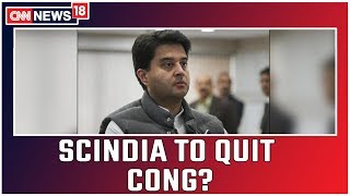 Jyotiraditya Scindia To Quit Congress Internal Rebellion Takes Ugly Turn In Madhya Pradesh [upl. by Fast640]