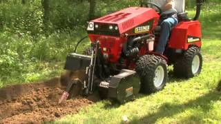 Steiner 440 Tractor with Trencher TH300 Attachment [upl. by Valentina]