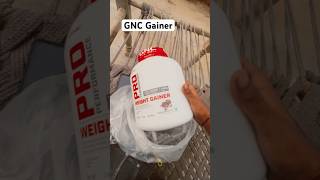 GNC Pro Performance Weight Gainer amp Black Shaker Double Chocolate 3 Kg with Shaker gym fitness [upl. by Etnoid]