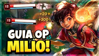 ¡COMO JUGAR MILIO LA MEJOR BUILD Y COMBOS  League of Legends [upl. by Langbehn]