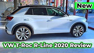 VW TRoc RLine 2020 Review Interior Exterior [upl. by Kafka130]