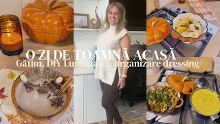 PRIMELE ZILE DE TOAMNĂ 🍂DIY LumânareGătim împreunăorganizare dressingdecorarea caseiVlog Toamnă [upl. by Batory535]