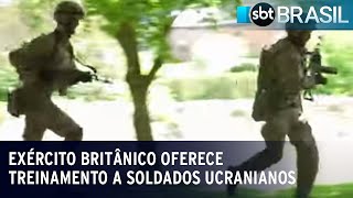 Exército britânico oferece treinamento a soldados ucranianos  SBT Brasil 050623 [upl. by Takashi]