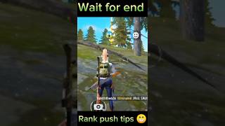 Wait for end rank push tips and tricks 😁💪😱freefire viralvideo shortvideo youtubeshorts [upl. by Beau92]