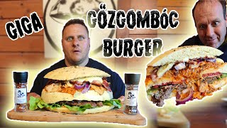 Giga gőzgombóc burger 😨🍔 5kg [upl. by Ilarin]